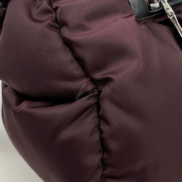 Prada Bomber Shoulder Bag purple Tessuto logo plate - Picture 4 of 10